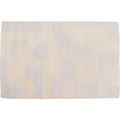Kare Design Teppich Flow, Beige, 240x170cm, Läufer, Vorleger, Rechteckig, Wolle, Einfarbig, Wohnzimmer Kare Design Teppich Flow, Beige, 240x170cm, Läufer, Vorleger, Rechteckig, Wolle, Einfarbig, Wohnzimmer