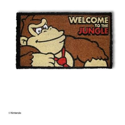 Pyramid Donkey Kong Fußmatte "Welcome to The Jungle", Mario Bros Fußmatte, 73,7 x 43,2 cm, Nintendo Raumdeko, langlebig und leicht zu reinigen Pyramid Donkey Kong Fußmatte "Welcome to The Jungle", Mario Bros Fußmatte, 73,7 x 43,2 cm, Nintendo Raumdeko, langlebig und leicht zu reinigen