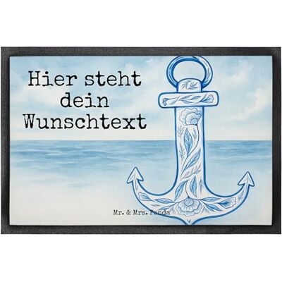 Panda Fussmatte personalisiert Anker Blau Design 60 x 90 cm Geschenk, Personalisierte, Fußmatte personalisierbar, Lustige Sprüche, Türmatte, mit Namen Panda Fussmatte personalisiert Anker Blau Design 60 x 90 cm Geschenk, Personalisierte, Fußmatte personalisierbar, Lustige Sprüche, Türmatte, mit Namen