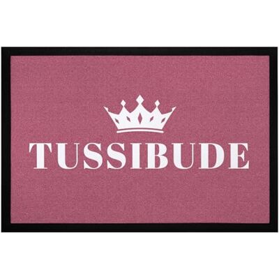 MoonWorks ® Fußmatte Tussibude Krone Türmatte für Mädels-WG rutschfest & waschbar Schwarz 60x40cm MoonWorks ® Fußmatte Tussibude Krone Türmatte für Mädels-WG rutschfest & waschbar Schwarz 60x40cm