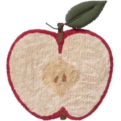 Lorena Canals Waschbarer Teppich, Apfel, Baumwolle, 100 x 90 cm Lorena Canals Waschbarer Teppich, Apfel, Baumwolle, 100 x 90 cm
