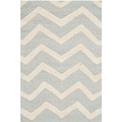 Safavieh Edie - Grau - 91x61x1,2 cm - Woll Teppich Safavieh Edie - Grau - 91x61x1,2 cm - Woll Teppich