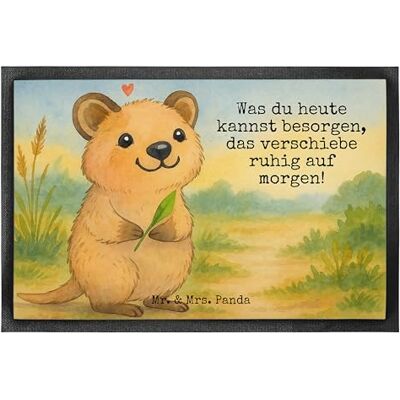 Panda Schmutzfangmatte Quokka Happy Design 50 x 75 cm Geschenk, Lustige Sprüche, Türmatte, Aufschieberitis, Verschieben, fußmatte, Fussmatte, Dinge Erledigen, Lustiger Spruch, Gummimatte Panda Schmutzfangmatte Quokka Happy Design 50 x 75 cm Geschenk, Lustige Sprüche, Türmatte, Aufschieberitis, Verschieben, fußmatte, Fussmatte, Dinge Erledigen, Lustiger Spruch, Gummimatte
