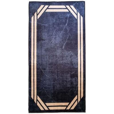 MANI TEXTILE TPS_REBELLE_SCHWARIR_80 Teppich, Polyester, 80 x 150 MANI TEXTILE TPS_REBELLE_SCHWARIR_80 Teppich, Polyester, 80 x 150