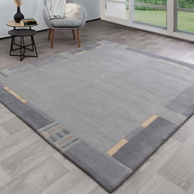 Steffensmeier Nepal Teppich Peschawar Wolle Schlafzimmer Silber, Größe: 170x240 cm Steffensmeier Nepal Teppich Peschawar Wolle Schlafzimmer Silber, Größe: 170x240 cm