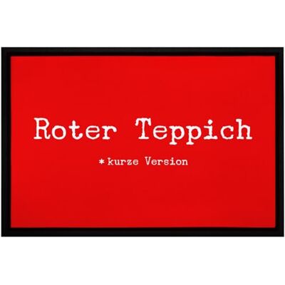 MoonWorks ® Fußmatte roter Teppich Kurze Version Hollywood rutschfest & waschbar Weiss 60x40cm MoonWorks ® Fußmatte roter Teppich Kurze Version Hollywood rutschfest & waschbar Weiss 60x40cm