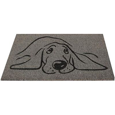Bestlivings Fußmatte Kokos Schuhabtreter 50x75cm in grau (Hund), Fußabtreter Schmutzfangmatte Türmatte Bodenmatte Läufer Teppich Türvorleger Abtreter Bestlivings Fußmatte Kokos Schuhabtreter 50x75cm in grau (Hund), Fußabtreter Schmutzfangmatte Türmatte Bodenmatte Läufer Teppich Türvorleger Abtreter