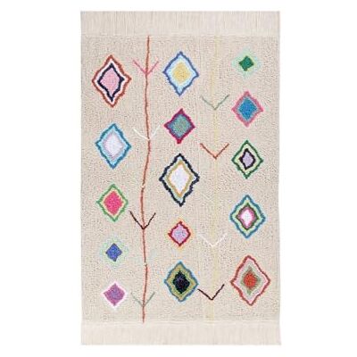Lorena Canals -Waschbarer Teppich für Kinderzimmer KAAROL in Multicolor. Handgefertigt in rechteckiger Form mit kurzem Flor aus natürlicher Baumwolle und ungiftigen Farbstoffen-Größe:240x170cm Lorena Canals -Waschbarer Teppich für Kinderzimmer KAAROL in Multicolor. Handgefertigt in rechteckiger Form mit kurzem Flor aus natürlicher Baumwolle und ungiftigen Farbstoffen-Größe:240x170cm