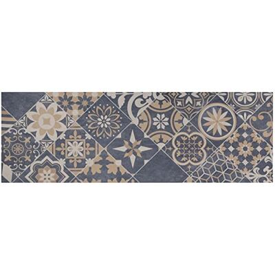 Primaflor - Ideen in Textil Primaflor Küchenläufer VERSAILLE 60x200cm Blau CV Küchenläufer in Retro-Fliesen-Optik R10 rutschhemmend zuschneidbarer Küchenvorleger trittschalldämmender CV Läufer Primaflor - Ideen in Textil Primaflor Küchenläufer VERSAILLE 60x200cm Blau CV Küchenläufer in Retro-Fliesen-Optik R10 rutschhemmend zuschneidbarer Küchenvorleger trittschalldämmender CV Läufer