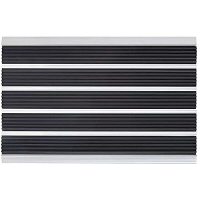 PANA ® Aluminium Türmatte Mit Schmutzfang-Einlage 39x60cm Schwarz Fußmatte mit Nadelfilz Bürsten Für Außen & Innen Robuster Alu-Rahmen Haustür Schmutzfangmatte Wetterfest & rostfrei PANA ® Aluminium Türmatte Mit Schmutzfang-Einlage 39x60cm Schwarz Fußmatte mit Nadelfilz Bürsten Für Außen & Innen Robuster Alu-Rahmen Haustür Schmutzfangmatte Wetterfest & rostfrei