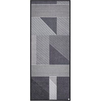 Becker Fußmatte Sense, Schmutzfangmatte waschbar, für Eingangsbereich Wohnungstür, Fußabstreifer, Türmatte, Anthrazit, 67 x 170 cm Becker Fußmatte Sense, Schmutzfangmatte waschbar, für Eingangsbereich Wohnungstür, Fußabstreifer, Türmatte, Anthrazit, 67 x 170 cm