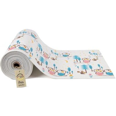 Bestlivings Weichschaummatte auf Rolle 1500x65cm (15 Meter) Eule – Bodenschutz rutschfest schalldämmend, Stärke ca. 5mm – Zuschneidbar – ÖKO-TEX Bestlivings Weichschaummatte auf Rolle 1500x65cm (15 Meter) Eule – Bodenschutz rutschfest schalldämmend, Stärke ca. 5mm – Zuschneidbar – ÖKO-TEX