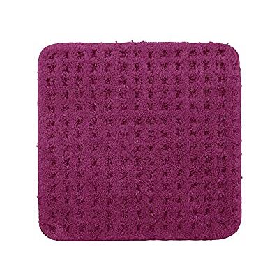 PANA ® Flauschiger Badvorleger (45 x 45 cm) • WC Vorleger ohne Ausschnitt aus weichen Mikrofasern • Rutschfester & waschbarer Badteppich • Kleine WC Badematte • Farbe: Beere PANA ® Flauschiger Badvorleger (45 x 45 cm) • WC Vorleger ohne Ausschnitt aus weichen Mikrofasern • Rutschfester & waschbarer Badteppich • Kleine WC Badematte • Farbe: Beere