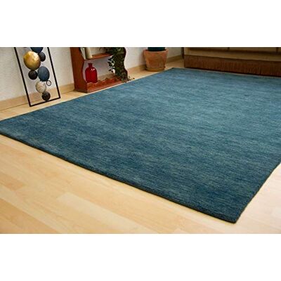Steffensmeier Gabbeh Teppich Jaipur 100% Schurwolle Wohnzimmer Schlafzimmer Handtuft Türkis 90x160 cm Steffensmeier Gabbeh Teppich Jaipur 100% Schurwolle Wohnzimmer Schlafzimmer Handtuft Türkis 90x160 cm