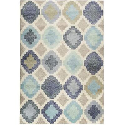 Esprit WECONhome Nilas Haute Kelim Handweb-Teppich, 130 x 190 cm, blau Handweb Kurzflor Teppich / Läufer aus Wolle für Wohnzimmer, Flur, Schlafzimmer, ESP-6011-04, Blau Türkis Taupe Beige Esprit WECONhome Nilas Haute Kelim Handweb-Teppich, 130 x 190 cm, blau Handweb Kurzflor Teppich / Läufer aus Wolle für Wohnzimmer, Flur, Schlafzimmer, ESP-6011-04, Blau Türkis Taupe Beige