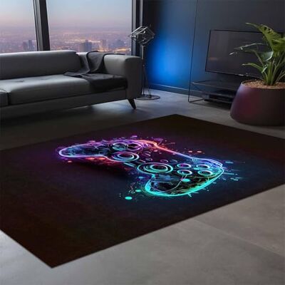 Bamyum Funspot Mehrfarbige Chenille-Teppich - Teppich Bamyum Funspot Mehrfarbige Chenille-Teppich - Teppich