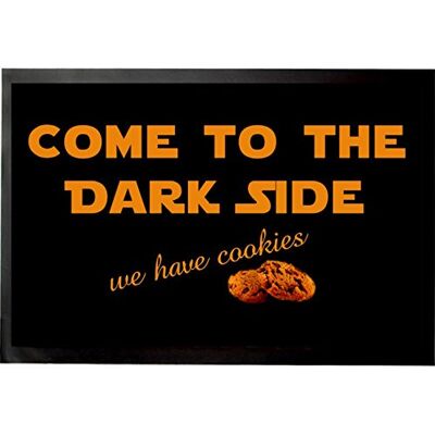 1art1 Come to the Dark Side Fussmatte Haustür lustig Fussmatte Spruch Fußmatte lustig 40 x 60 cm 1art1 Come to the Dark Side Fussmatte Haustür lustig Fussmatte Spruch Fußmatte lustig 40 x 60 cm
