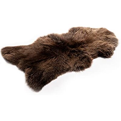 Decorating Sheepskins Lammfell Echt Braun 110-120 cm, Schaffell Echt Groß Natürliche Teppich Wohnzimmer, Deko Fell Schlafzimmer, Naturfell, geruchlos Decorating Sheepskins Lammfell Echt Braun 110-120 cm, Schaffell Echt Groß Natürliche Teppich Wohnzimmer, Deko Fell Schlafzimmer, Naturfell, geruchlos