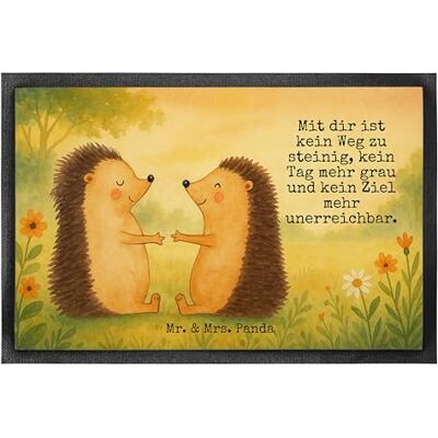 Panda Eingangsteppich Igel Liebe Design 60 x 90 cm Geschenk, Fußabtreter, Fussmatte, Schmutzmatte, Schmutzfangmatte, fußmatte, Freundin, Verheiratet, Hochzeitstag, Hochzeit, Eingangsmatte Panda Eingangsteppich Igel Liebe Design 60 x 90 cm Geschenk, Fußabtreter, Fussmatte, Schmutzmatte, Schmutzfangmatte, fußmatte, Freundin, Verheiratet, Hochzeitstag, Hochzeit, Eingangsmatte