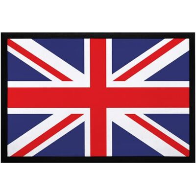 MoonWorks ® Fußmatte Union Jack Britische Flagge Aufdruck Print Fahne England rutschfest & waschbar Schwarz 60x40cm MoonWorks ® Fußmatte Union Jack Britische Flagge Aufdruck Print Fahne England rutschfest & waschbar Schwarz 60x40cm