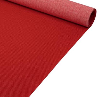 ANRO Yula Nadelfilz Teppich Meterware Rot Messeteppich Rips Auslegware Teppichboden Läufer rutschfest schwer entflammbar Messe Hochzeit Event 133 x 600 cm ANRO Yula Nadelfilz Teppich Meterware Rot Messeteppich Rips Auslegware Teppichboden Läufer rutschfest schwer entflammbar Messe Hochzeit Event 133 x 600 cm