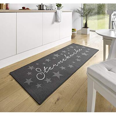 Hanse Home Loop Teppich Läufer – Teppichläufer Mit Schriftzug Weicher Kurzflor Teppich Modernes Design für Flur, Schlafzimmer, Kinderzimmer, Badezimmer, Wohnzimmer, Küche – Grau, 67x180cm Hanse Home Loop Teppich Läufer – Teppichläufer Mit Schriftzug Weicher Kurzflor Teppich Modernes Design für Flur, Schlafzimmer, Kinderzimmer, Badezimmer, Wohnzimmer, Küche – Grau, 67x180cm