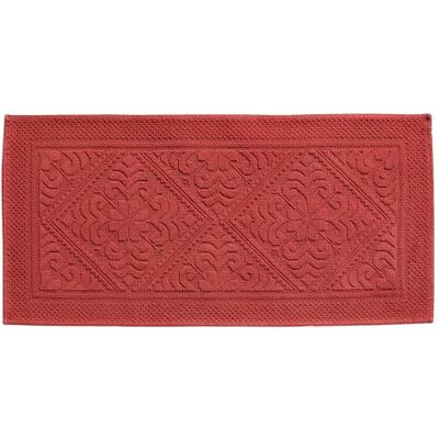 Vivaraise Enzo Badematte Ziegelrot 110 x 54 cm Vivaraise Enzo Badematte Ziegelrot 110 x 54 cm