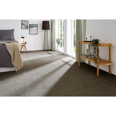 andiamo Teppichboden Izmir für Wohnzimmer und Kinderzimmer Teppichboden Meterware zum Verlegen Teppichbelag mit hoher Trittschalldämmung weicher Teppichboden 400 x 600 cm Braun-Grau andiamo Teppichboden Izmir für Wohnzimmer und Kinderzimmer Teppichboden Meterware zum Verlegen Teppichbelag mit hoher Trittschalldämmung weicher Teppichboden 400 x 600 cm Braun-Grau