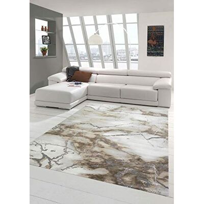 Merinos Marmorteppich mit Glanzfasern in Beige Größe 160x230 cm Merinos Marmorteppich mit Glanzfasern in Beige Größe 160x230 cm