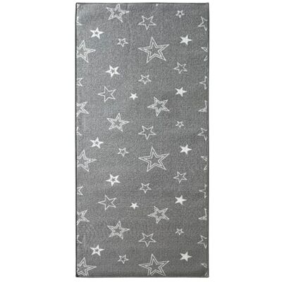KARAT Teppichläufer Dots&Stars 80 x 150 cm Kinderteppich für Jungen und Mädchen Spielteppich, Teppich für Kinderzimmer, Wohnzimmer, Schlafzimmer (Grey Stars) KARAT Teppichläufer Dots&Stars 80 x 150 cm Kinderteppich für Jungen und Mädchen Spielteppich, Teppich für Kinderzimmer, Wohnzimmer, Schlafzimmer (Grey Stars)