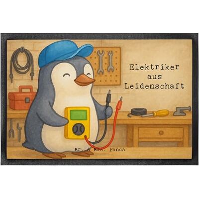 Panda Fussmatte Elektriker Leidenschaft Design 50 x 75 cm Geschenk, Schmutzfangmatte, Beruf, fußmatte, Spruch, Fußabtreter, Bodenvorleger, Ausbildung, Schmutzmatte, Lustig Panda Fussmatte Elektriker Leidenschaft Design 50 x 75 cm Geschenk, Schmutzfangmatte, Beruf, fußmatte, Spruch, Fußabtreter, Bodenvorleger, Ausbildung, Schmutzmatte, Lustig