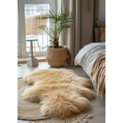 Hollert Merino Lammfell Coburger Fuchsschaf 100-110 cm Naturfell Schaffell Echtfell Läufer Dekoration Sitzunterlage Couchauflage Hellbraun Hollert Merino Lammfell Coburger Fuchsschaf 100-110 cm Naturfell Schaffell Echtfell Läufer Dekoration Sitzunterlage Couchauflage Hellbraun