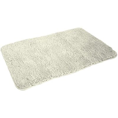 Kinzler Silber Mikrofaser Badmatte 50x80cm - Badezimmermatte Kinzler Silber Mikrofaser Badmatte 50x80cm - Badezimmermatte