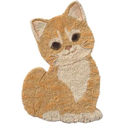 Lorena Canals Ginger The Cat Teppich, waschbar, Baumwolle, 85 x 130 cm Lorena Canals Ginger The Cat Teppich, waschbar, Baumwolle, 85 x 130 cm