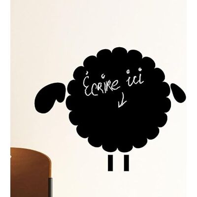 Ambiance Sticker Kreidetafel – Wandsticker, selbstklebend, abwischbar, Schafe 1, 55 x 70 cm Ambiance Sticker Kreidetafel – Wandsticker, selbstklebend, abwischbar, Schafe 1, 55 x 70 cm