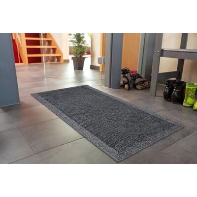 Astra Rutschfester Teppich Läufer Flur Silber 67 x 250 cm (Rechteckig) Waschbarer Küchenläufer modernes Design saugfähiger Teppichläufer waschbar bei 30°C Fußmatte strapazierfähig Sauberlaufmatte Astra Rutschfester Teppich Läufer Flur Silber 67 x 250 cm (Rechteckig) Waschbarer Küchenläufer modernes Design saugfähiger Teppichläufer waschbar bei 30°C Fußmatte strapazierfähig Sauberlaufmatte