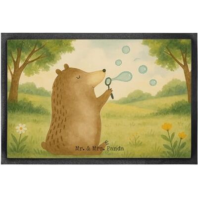 Panda Schmutzmatte Bär Seifenblasen Design 50 x 75 cm Geschenk, Schmutzfangmatte, Bodenvorleger, Sauberlaufmatte, fußmatte, Lustig Sein Glücklich Traurig Happy, Teddy, Fussmatte Panda Schmutzmatte Bär Seifenblasen Design 50 x 75 cm Geschenk, Schmutzfangmatte, Bodenvorleger, Sauberlaufmatte, fußmatte, Lustig Sein Glücklich Traurig Happy, Teddy, Fussmatte