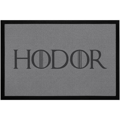 MoonWorks ® Fußmatte mit Spruch Hodor Hold the Door Fantasyserie Willkommen-Matte rutschfest & waschbar Schwarz 60x40cm MoonWorks ® Fußmatte mit Spruch Hodor Hold the Door Fantasyserie Willkommen-Matte rutschfest & waschbar Schwarz 60x40cm