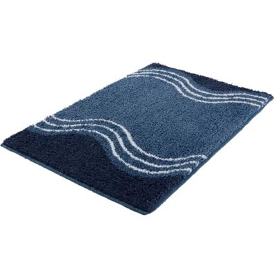 Kleine Wolke Badteppich Move Iceblue 65 x 115 cm OEKO-TEX zertifiziert, rutschhemmende Unterseite, für Fußbodenheizung, maschinenwaschbar, 100% Polyester Kleine Wolke Badteppich Move Iceblue 65 x 115 cm OEKO-TEX zertifiziert, rutschhemmende Unterseite, für Fußbodenheizung, maschinenwaschbar, 100% Polyester