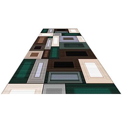 generic XEWNEG Langläufer, für Flur, Teppich, geometrisches Muster, weich, antistatisch, Wohnzimmer, Eingang, verlegbar, mehrere Größen (Größe: 60 x 500 cm) generic XEWNEG Langläufer, für Flur, Teppich, geometrisches Muster, weich, antistatisch, Wohnzimmer, Eingang, verlegbar, mehrere Größen (Größe: 60 x 500 cm)