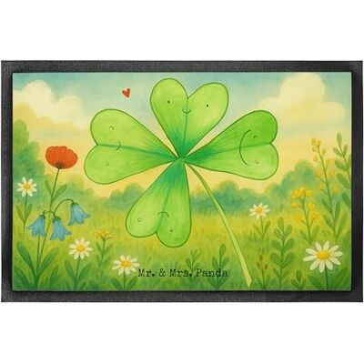 Panda Schmutzfangmatte Blume Kleeblatt Design 50 x 75 cm Geschenk, Outdoor-Matte, Garten, Umzug, Jobwechsel, Glücksbringer, Schmutzmatte, Türmatte, Motivation, Fussmatte, fußmatte, Glück Panda Schmutzfangmatte Blume Kleeblatt Design 50 x 75 cm Geschenk, Outdoor-Matte, Garten, Umzug, Jobwechsel, Glücksbringer, Schmutzmatte, Türmatte, Motivation, Fussmatte, fußmatte, Glück