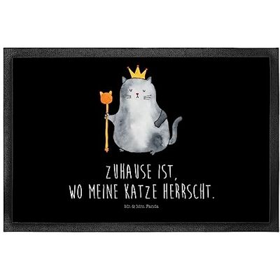 Panda 50 x 75 cm Fußmatte Katze König Geschenk, Königin, Kater, Queen, erste eigenen Wohnung, Katzenartikel, Schmutzfangmatte waschbar, Panda 50 x 75 cm Fußmatte Katze König Geschenk, Königin, Kater, Queen, erste eigenen Wohnung, Katzenartikel, Schmutzfangmatte waschbar,