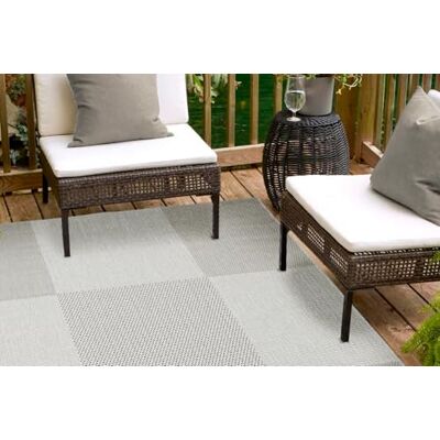 andiamo In- und Outdoor Teppich Arizona Pflegeleichter Balkon Teppich Outdoorteppich, Küchenteppich Größe: 60 x 110 cm, Farbe: Grau-Anthrazit andiamo In- und Outdoor Teppich Arizona Pflegeleichter Balkon Teppich Outdoorteppich, Küchenteppich Größe: 60 x 110 cm, Farbe: Grau-Anthrazit