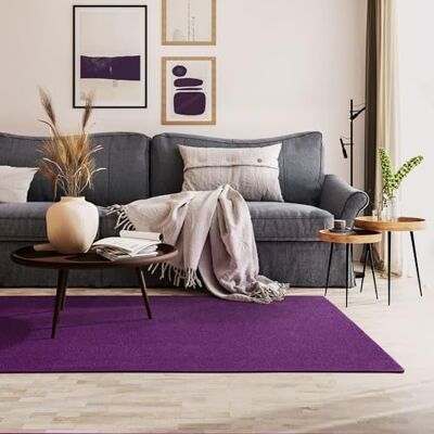 Steffensmeier Kurzflorteppich Cambridge Young Teppich für das Wohnzimmer, Jugendzimmer in, Lila, Größe: 80x150 cm Steffensmeier Kurzflorteppich Cambridge Young Teppich für das Wohnzimmer, Jugendzimmer in, Lila, Größe: 80x150 cm
