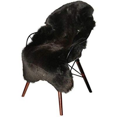 Hollert German Leather Fashion - Lammfell Natur - Espresso - Rug Hollert German Leather Fashion - Lammfell Natur - Espresso - Rug
