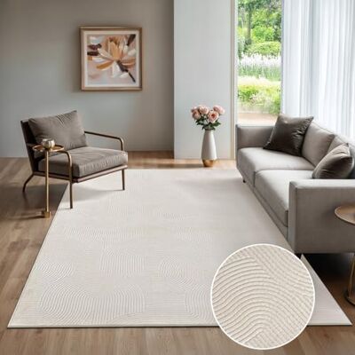 THE CARPET Rio - Beige (Creme) - 160x220 cm - Teppich THE CARPET Rio - Beige (Creme) - 160x220 cm - Teppich