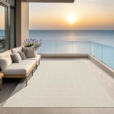 THE CARPET Kenzy Beigener Outdoor-Teppich - Teppich THE CARPET Kenzy Beigener Outdoor-Teppich - Teppich