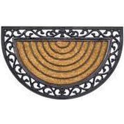 Hamat Fußmatte Kokos Halbrund mit Gummirand 45 x 75 cm Neu Hamat Fußmatte Kokos Halbrund mit Gummirand 45 x 75 cm Neu