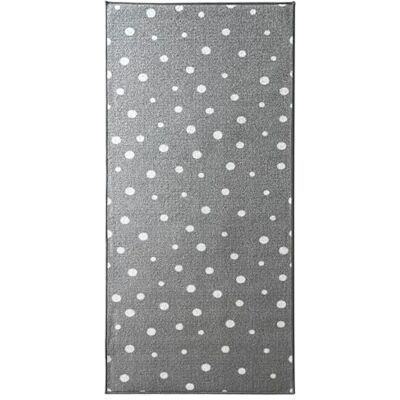 KARAT Teppichläufer Dots&Stars 80 x 150 cm Kinderteppich für Jungen und Mädchen Spielteppich, Teppich für Kinderzimmer, Wohnzimmer, Schlafzimmer (White Dots) KARAT Teppichläufer Dots&Stars 80 x 150 cm Kinderteppich für Jungen und Mädchen Spielteppich, Teppich für Kinderzimmer, Wohnzimmer, Schlafzimmer (White Dots)