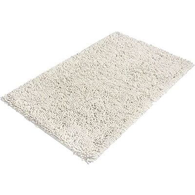 PANA ® Bologna Chenille Badematte (60 x 100 cm) • Badvorleger aus weichen Mikrofasern • Badteppich rutschfest & waschbar • Saugfähiger Duschvorleger • Badezimmerteppich • Farbe: Creme PANA ® Bologna Chenille Badematte (60 x 100 cm) • Badvorleger aus weichen Mikrofasern • Badteppich rutschfest & waschbar • Saugfähiger Duschvorleger • Badezimmerteppich • Farbe: Creme
